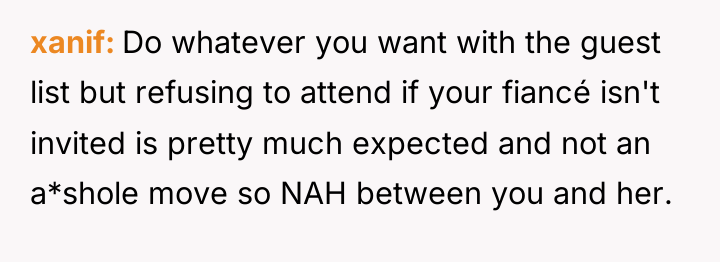 xanif Do whatever you want with the guest list but...