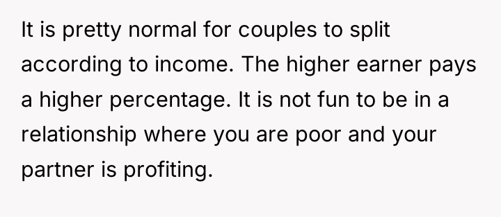 It is pretty normal for couples to split according to...