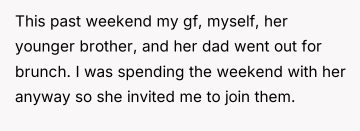 This past weekend my gf, myself, her younger brother, and...