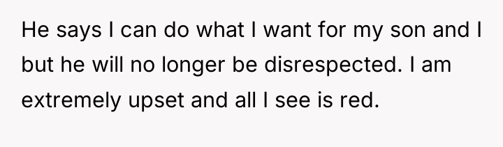 He says I can do what I want for my...