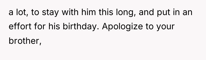 a lot, to stay with him this long, and put...