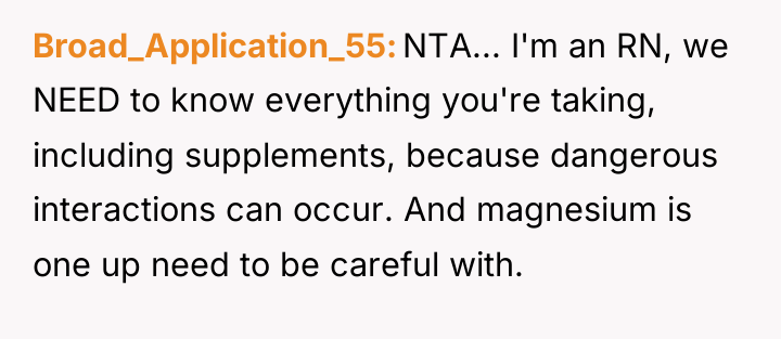 Broad_Application_55 NTA... I'm an RN, we NEED to know everything...