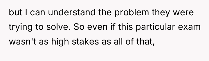 but I can understand the problem they were trying to...