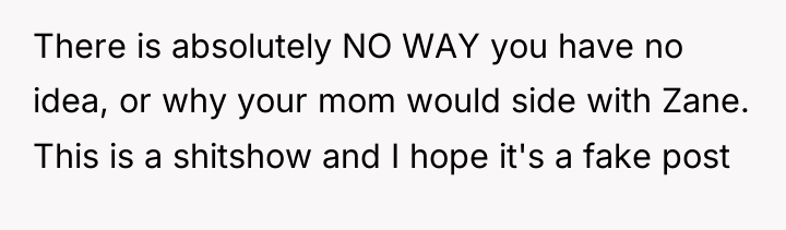 There is absolutely NO WAY you have no idea, or...