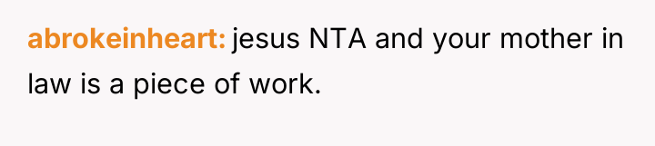 abrokeinheart jesus NTA and your mother in law is a...
