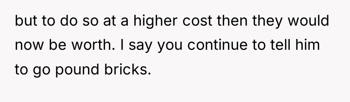 but to do so at a higher cost then they...