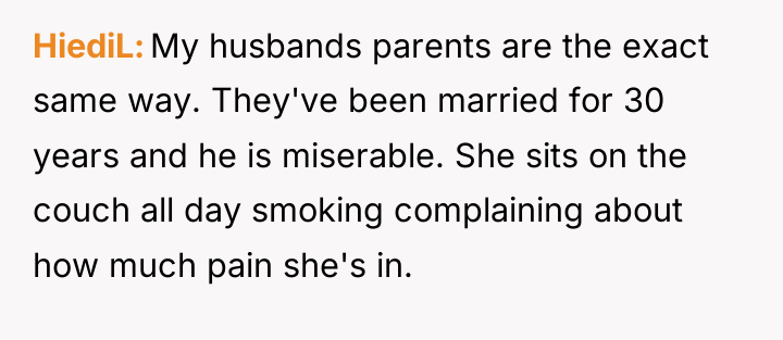 HiediL My husbands parents are the exact same way. They've...