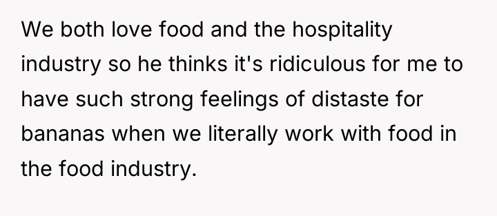 We both love food and the hospitality industry so he...