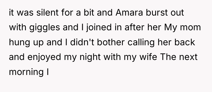 it was silent for a bit and Amara burst out...