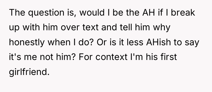 The question is, would I be the AH if I...