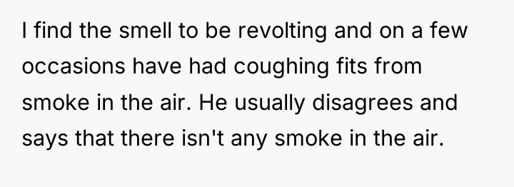 I find the smell to be revolting and on a...