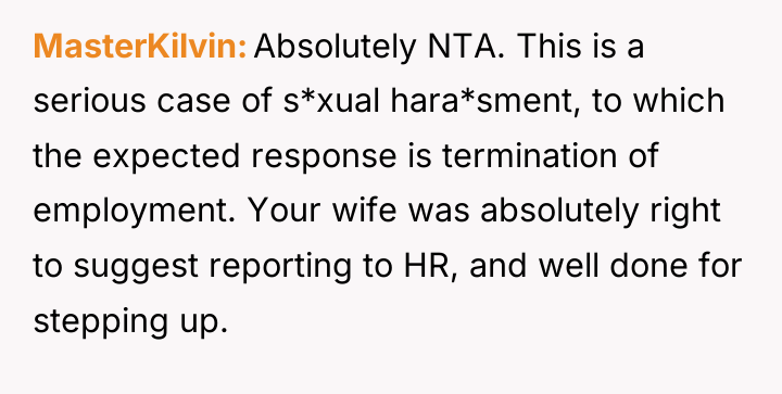 MasterKilvin Absolutely NTA. This is a serious case of s*xual...