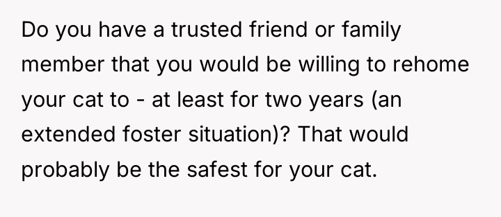 Do you have a trusted friend or family member that...