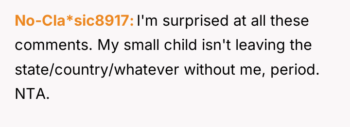 No-Cla*sic8917 I'm surprised at all these comments. My small child...