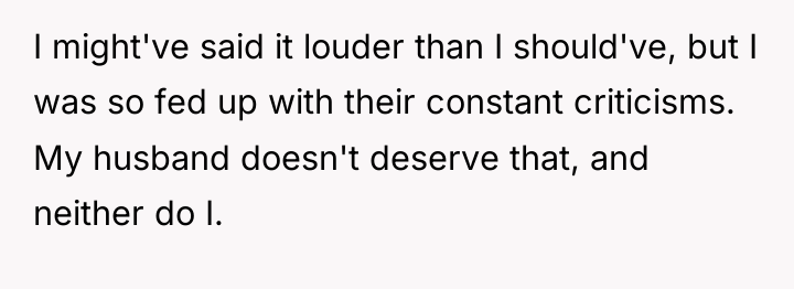 I might've said it louder than I should've, but I...