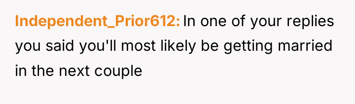 Independent_Prior612 In one of your replies you said you'll most...