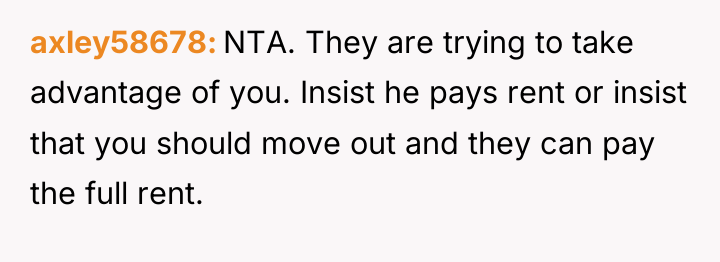 axley58678 NTA. They are trying to take advantage of you....