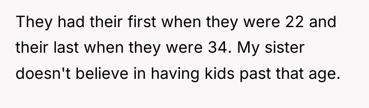 They had their first when they were 22 and their...