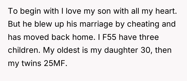 To begin with I love my son with all my...
