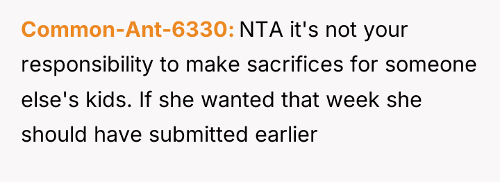 Common-Ant-6330 NTA it's not your responsibility to make sacrifices for...