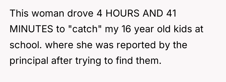 This woman drove 4 HOURS AND 41 MINUTES to "catch"...