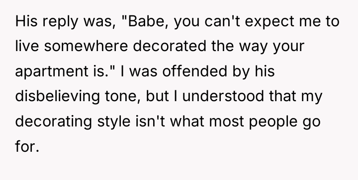 His reply was, "Babe, you can't expect me to live...