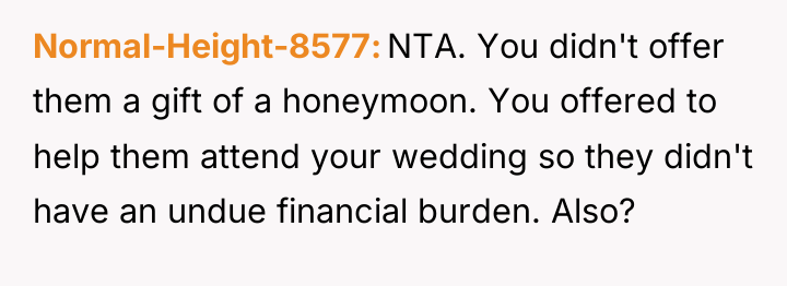 Normal-Height-8577 NTA. You didn't offer them a gift of a...