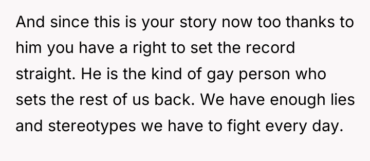 And since this is your story now too thanks to...