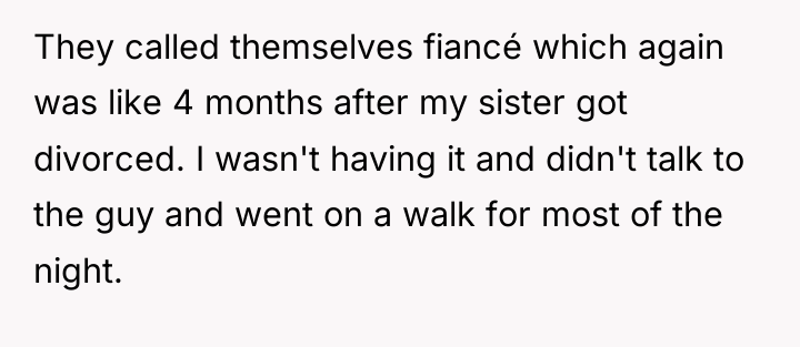 They called themselves fiancé which again was like 4 months...