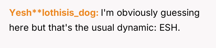 Yesh**lothisis_dog I'm obviously guessing here but that's the usual dynamic:...