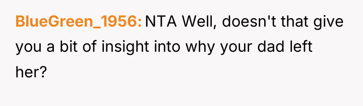 BlueGreen_1956 NTA Well, doesn't that give you a bit of...