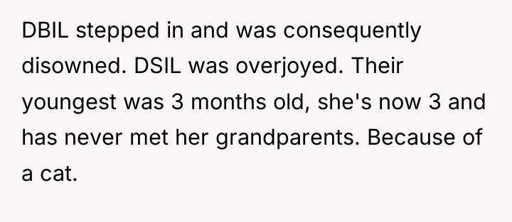 DBIL stepped in and was consequently disowned. DSIL was overjoyed....