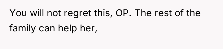 You will not regret this, OP. The rest of the...