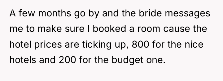 A few months go by and the bride messages me...