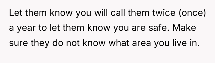 Let them know you will call them twice (once) a...