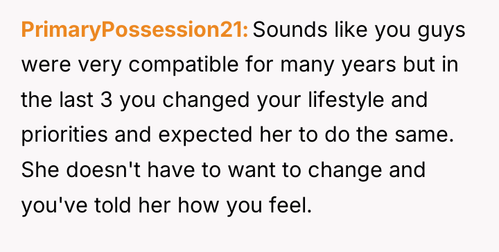 PrimaryPossession21 Sounds like you guys were very compatible for many...