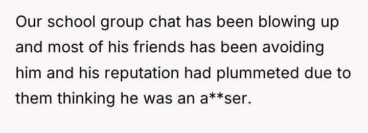 Our school group chat has been blowing up and most...