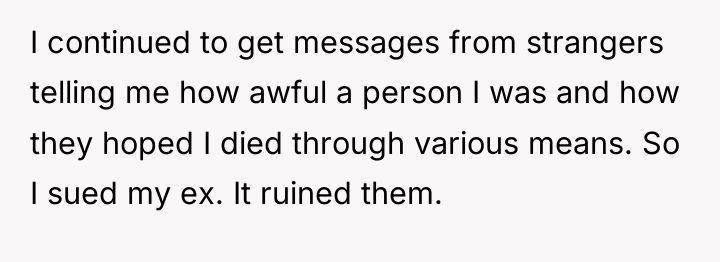 I continued to get messages from strangers telling me how...