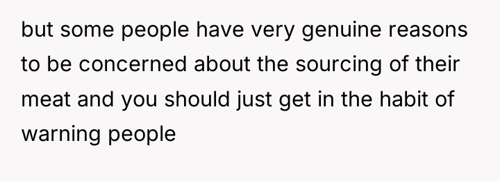but some people have very genuine reasons to be concerned...