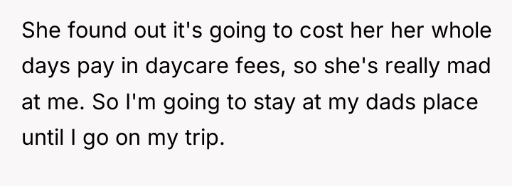 She found out it's going to cost her her whole...