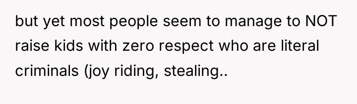 but yet most people seem to manage to NOT raise...