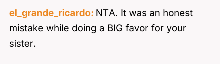 el_grande_ricardo NTA. It was an honest mistake while doing a...