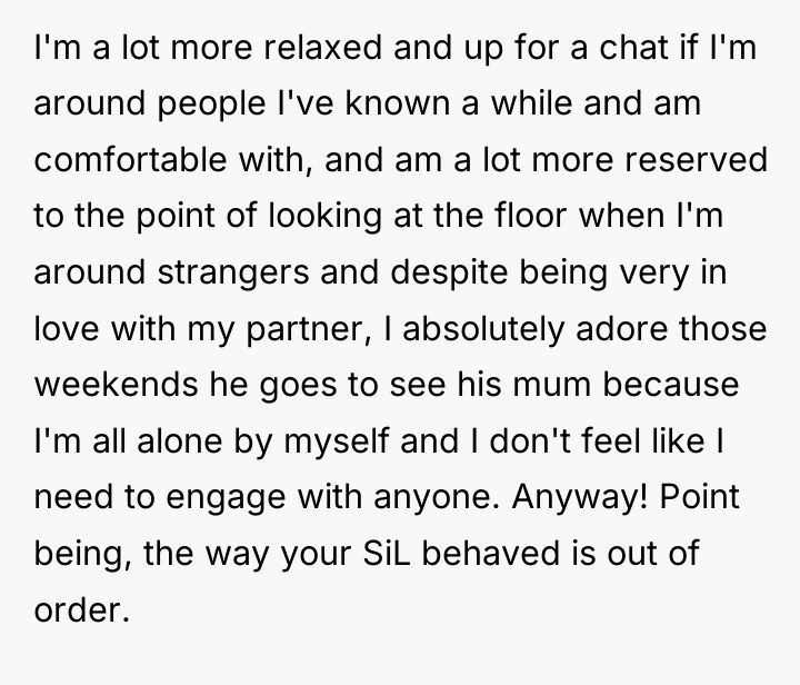 I'm a lot more relaxed and up for a chat...