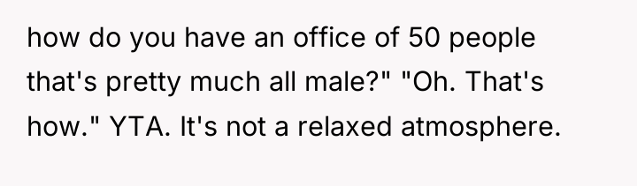 how do you have an office of 50 people that's...