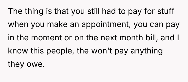 The thing is that you still had to pay for...
