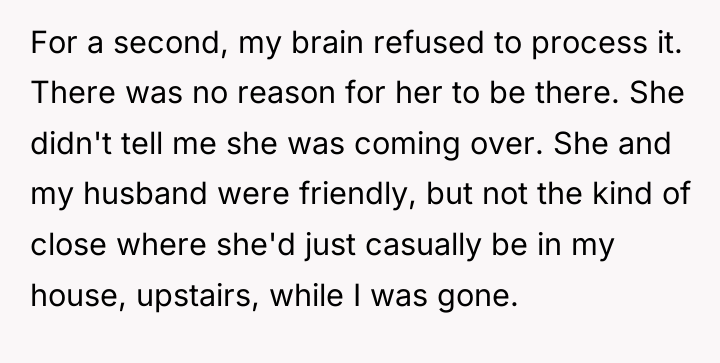 For a second, my brain refused to process it. There...
