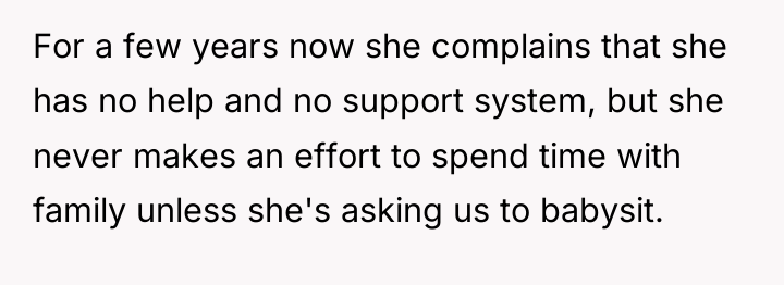 For a few years now she complains that she has...