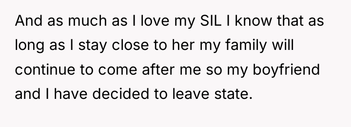 And as much as I love my SIL I know...