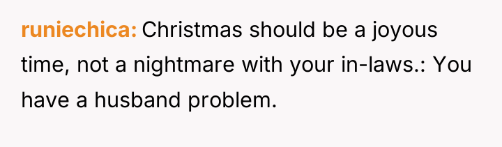 runiechica Christmas should be a joyous time, not a nightmare...