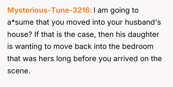 Mysterious-Tune-3216 I am going to a*sume that you moved into...
